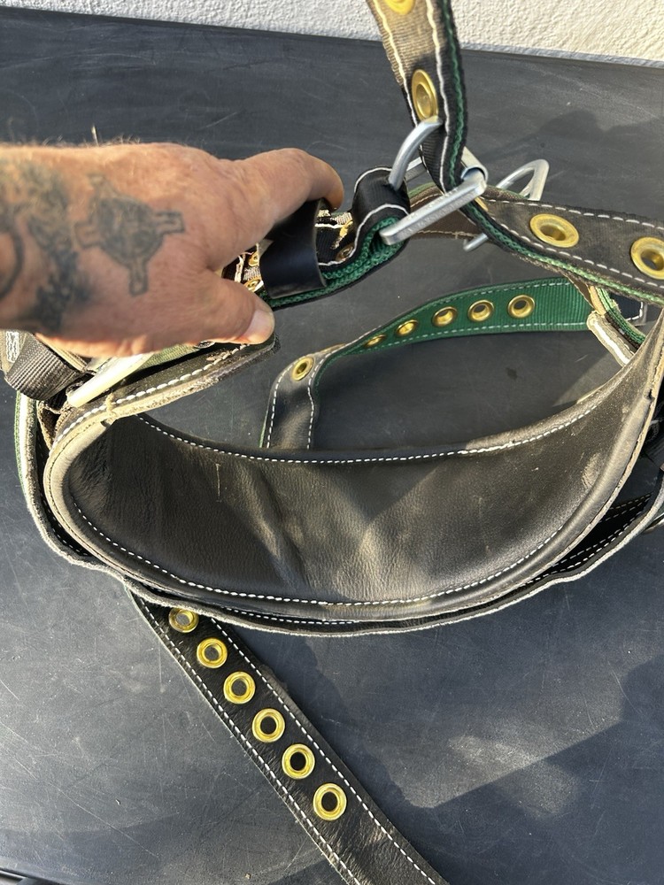 Bucking Ham 1373 Climbing Belt Butt Strap Floating D Ring Medium