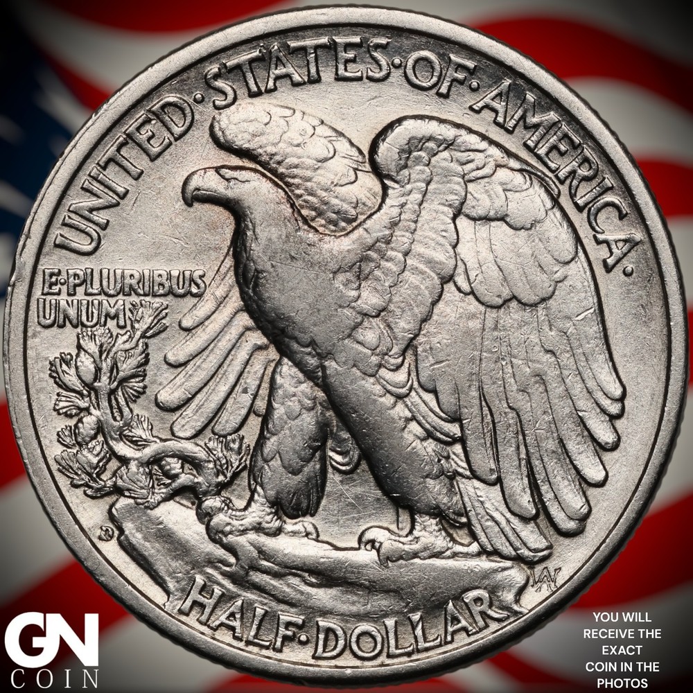 1938 D Walking Liberty Half Dollar A5176