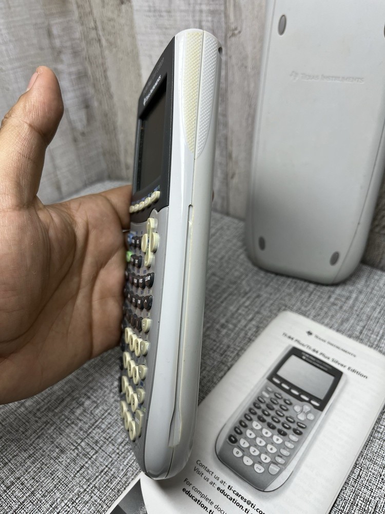 Texas Instruments TI-84 Plus Graphing Calculator - Silver Edition