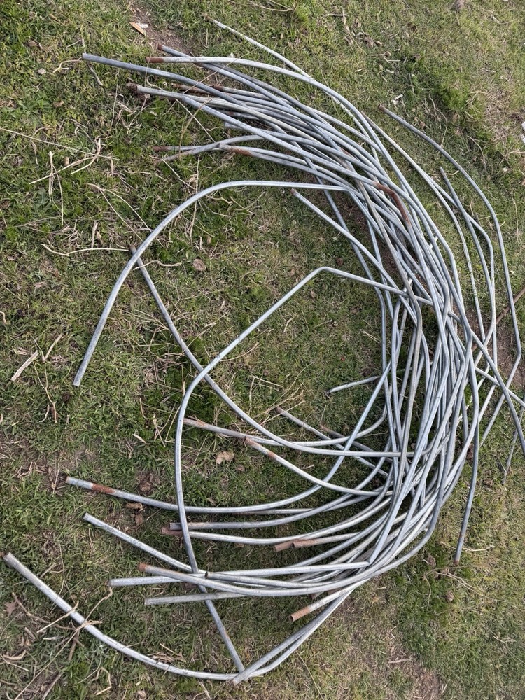 Galvanized steel cloche hoop
