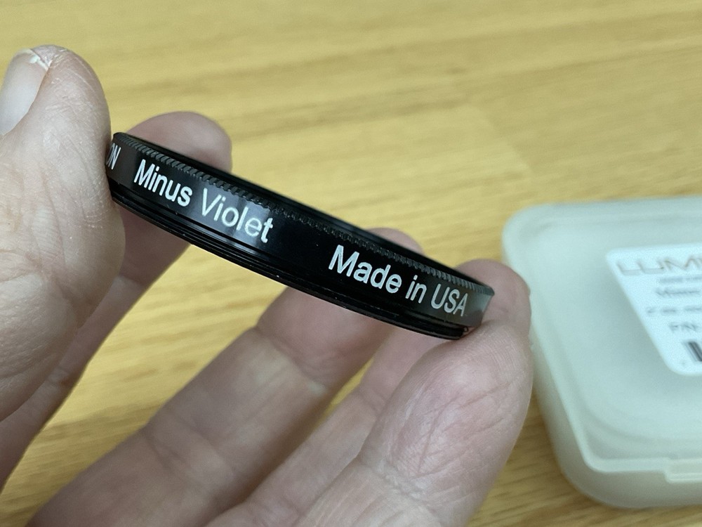 Lumicon Minus Violet Filter 2” #LF3125