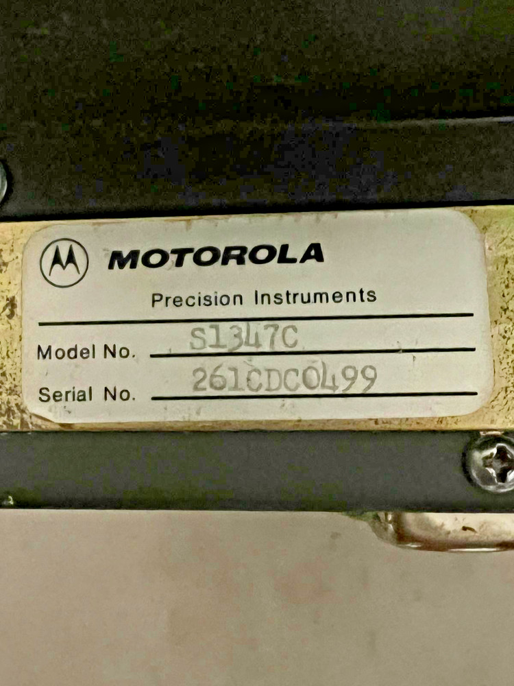Vintage Motorola S1347C Variable DC Power Supply - Precision Instruments