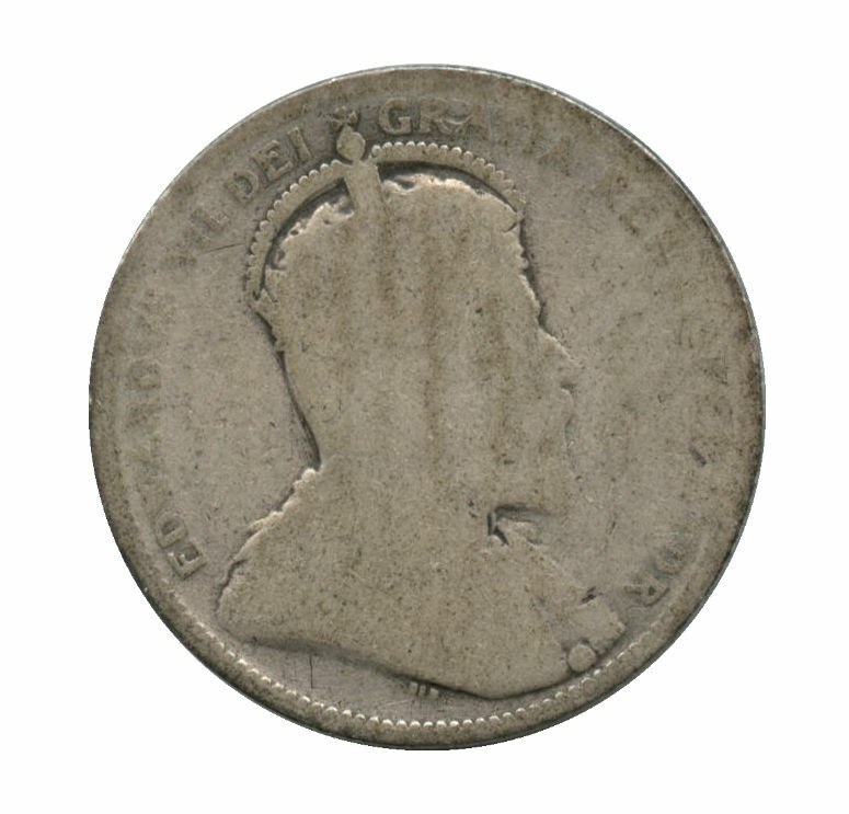 1905 Canada Silver 25 Cents