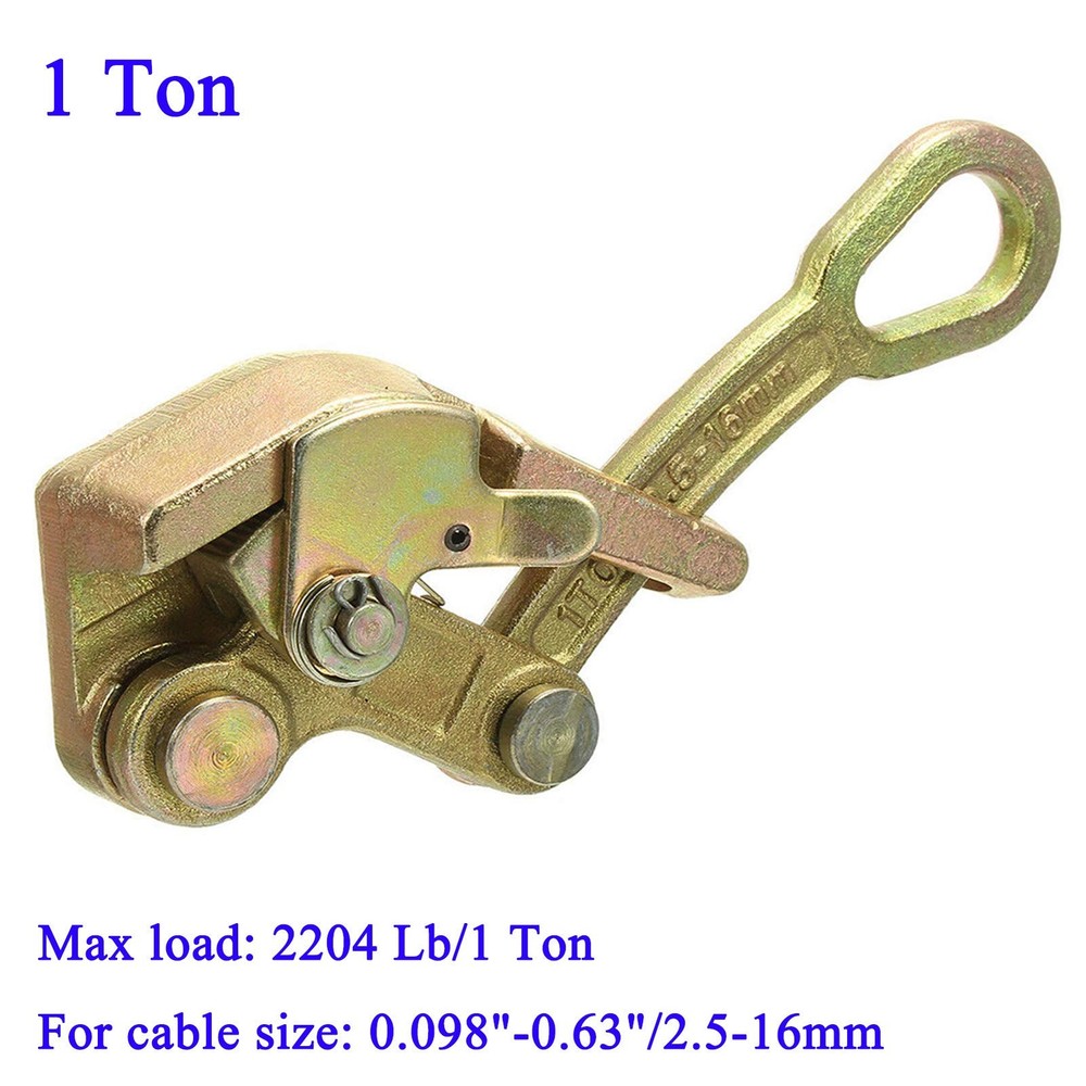 Cable Grip Wire Gripper Steel Cable Puller Tool for Wire Rope,Pulling 2204 Lbs(1