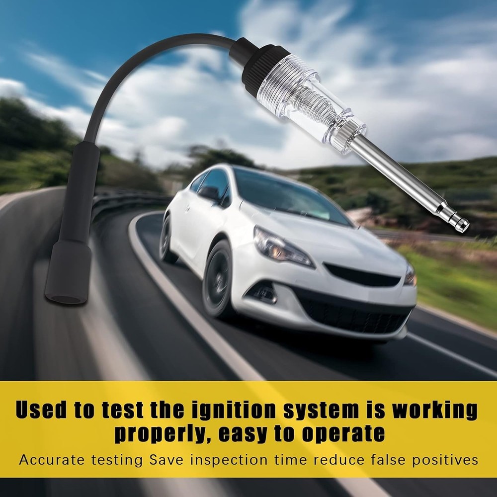 Inline Spark Plug Tester Engine Straight Boot Ignition Tester Light Lawnmower