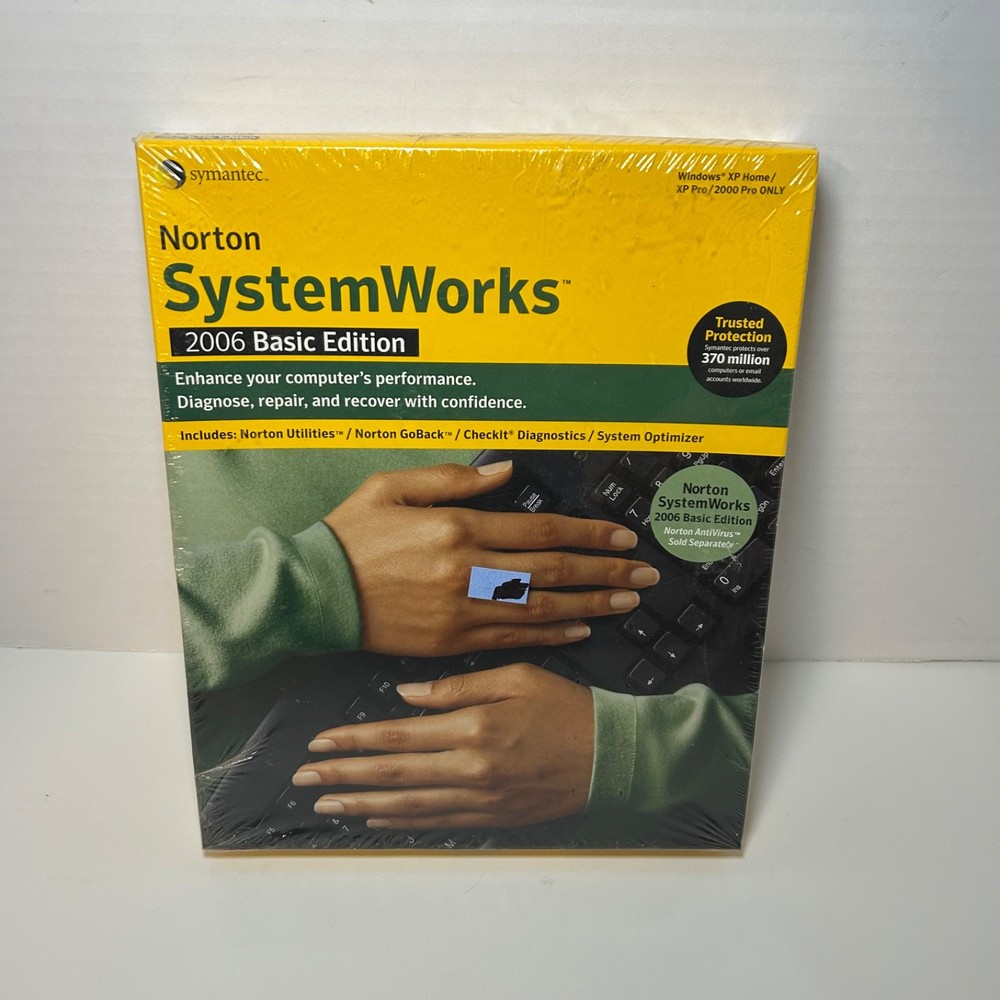 Norton Systemworks 2006 Basic Edition SEALED Disk Symantec Anti Virus Windows XP