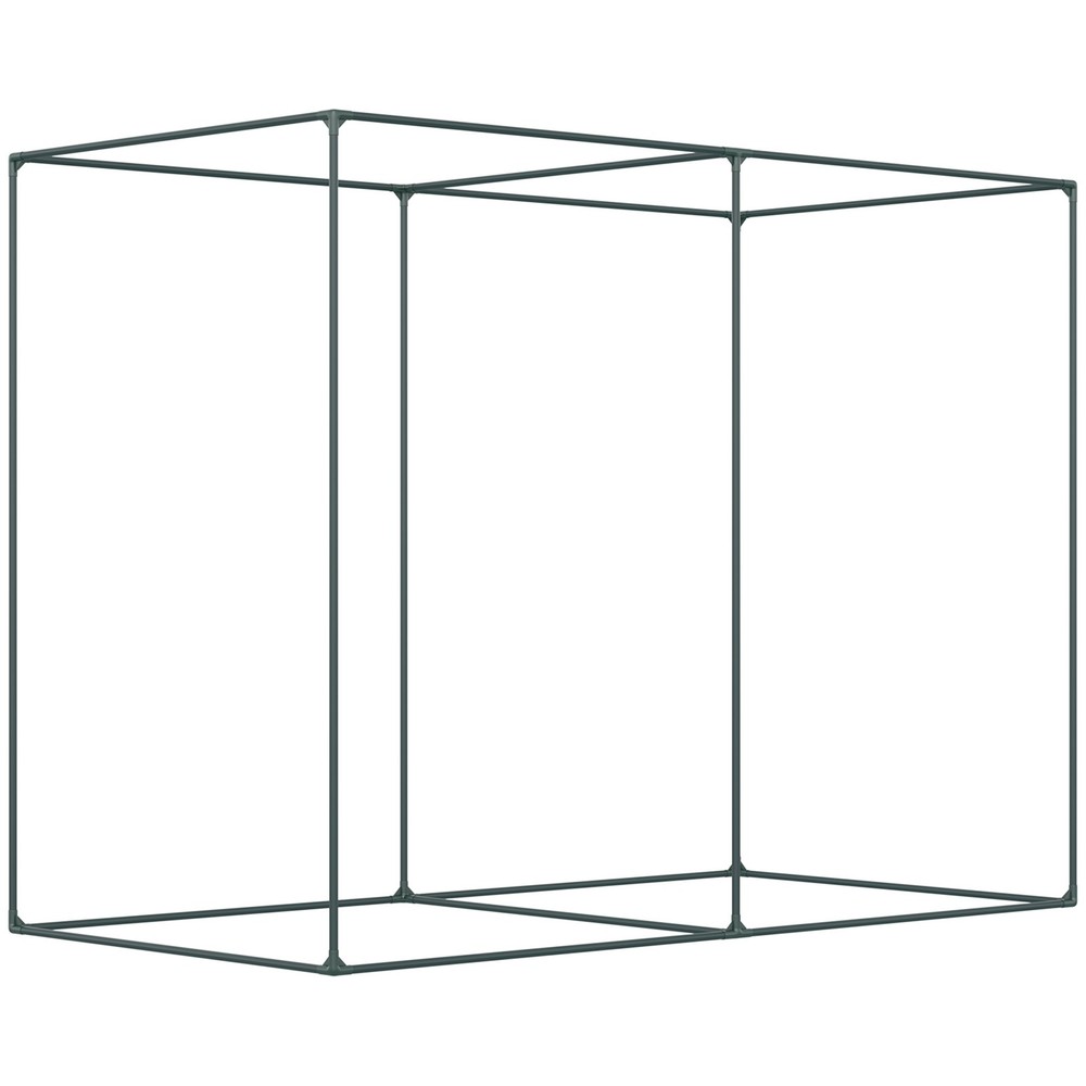 6 x 3ft Crop Cage Black