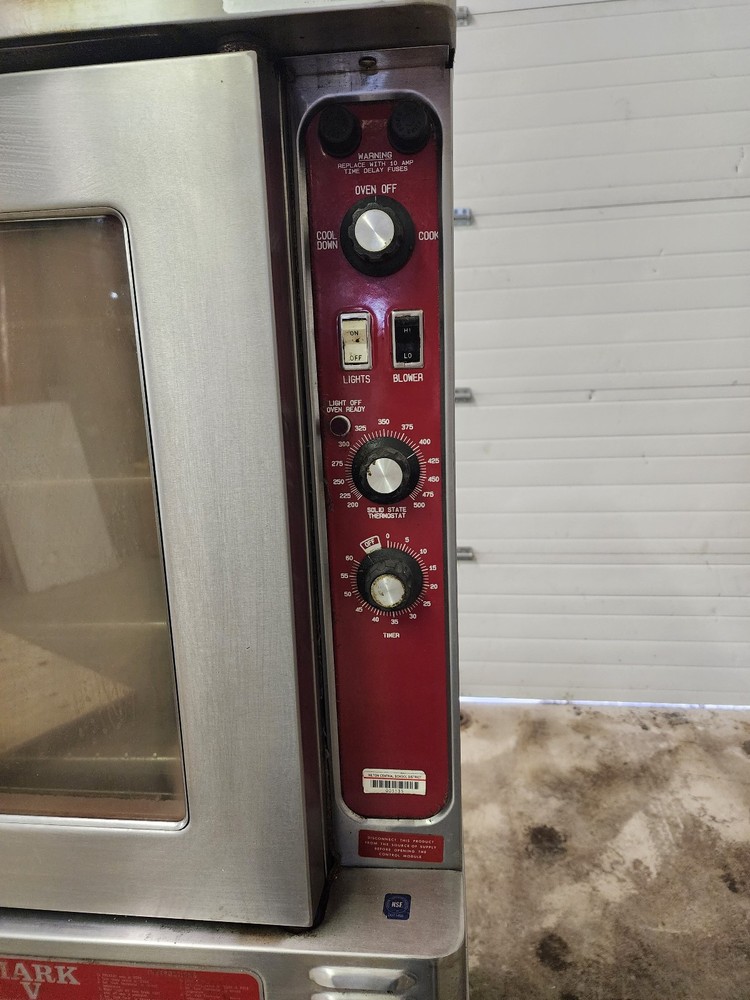 Blodgett Mark V-III Double Stack Oven w/ Solid State Thermostat, 3ph - Clean!