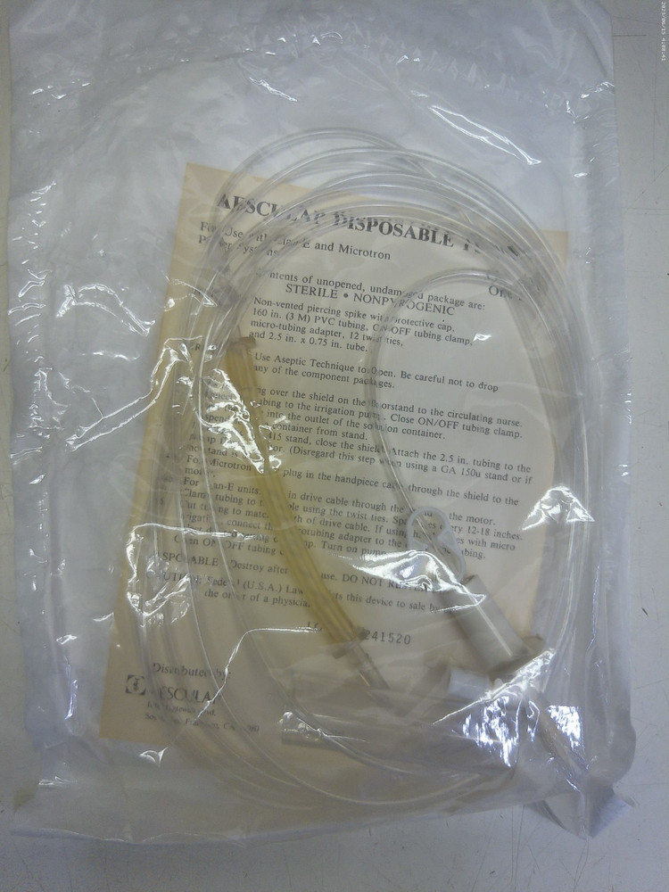 Aesculap Elan E Microtron Power Systems Tubing