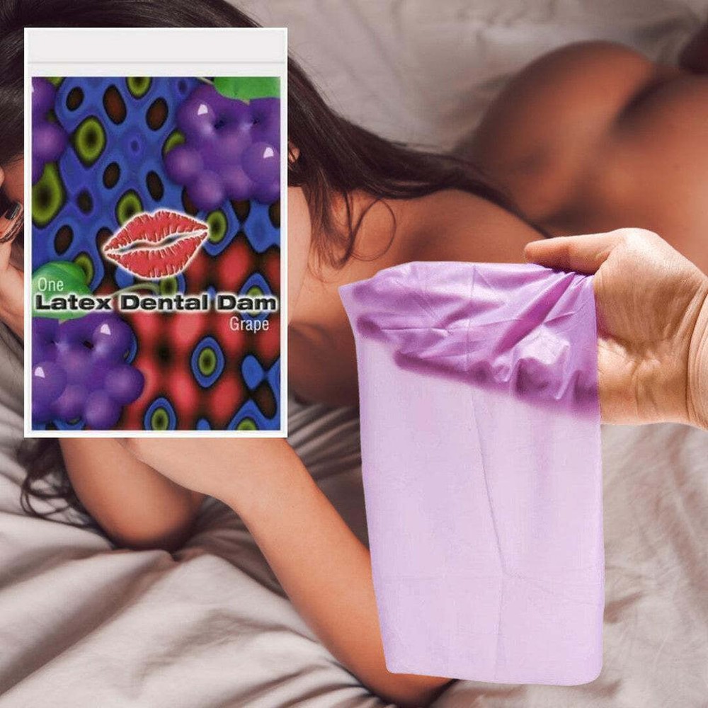 Trust Grape Flavored Dental Dams 🍇 | 1-Pack