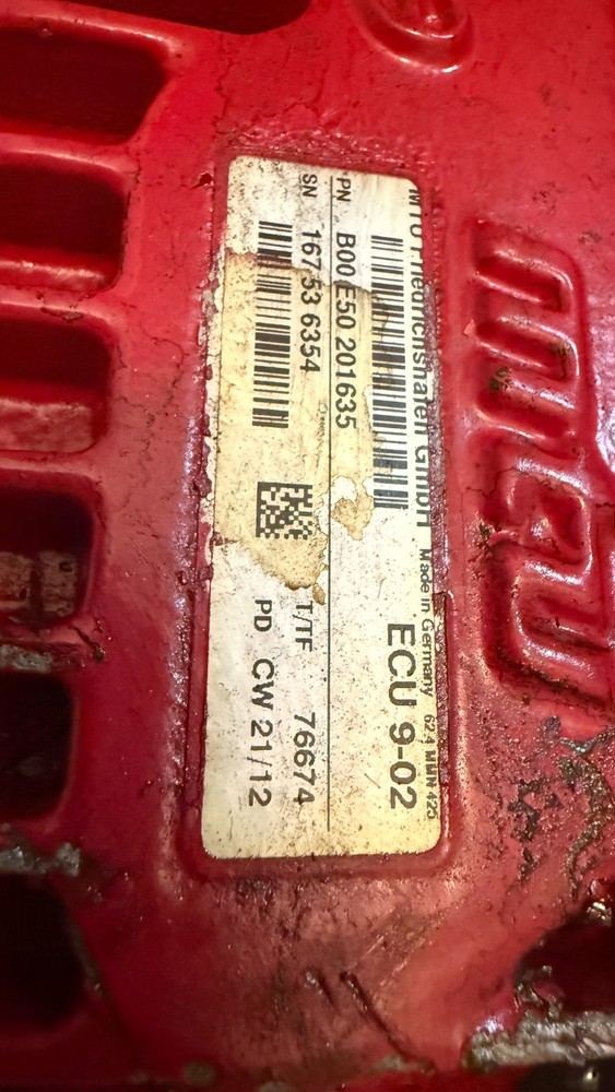 DDC mtu ECU 9-02 p/n B00 E50201635 ecm computer engine control