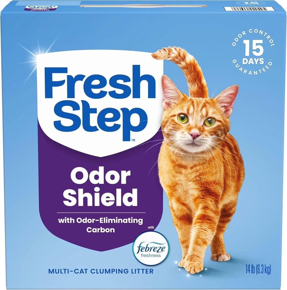 Clumping Cat Litter, Multi-Cat, Long Lasting Odor Control Kitty Litter with A...