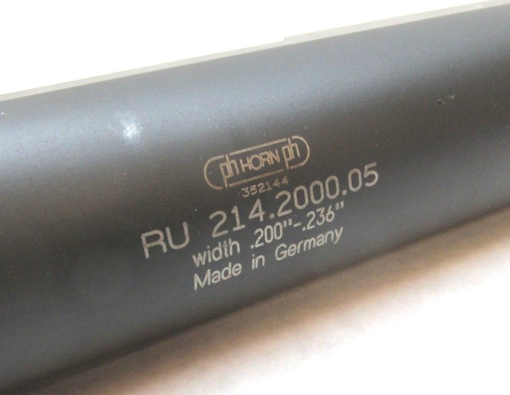 NICE! PH HORN 2" INDEXABLE INSERT GROOVING BORING BAR - #RU214.2000.05