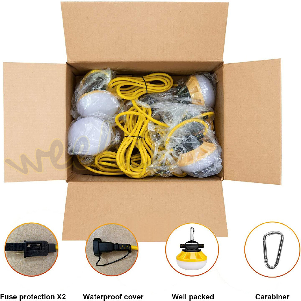 Super Bright Construction String Light Industrial Grade Work Light US Shipping