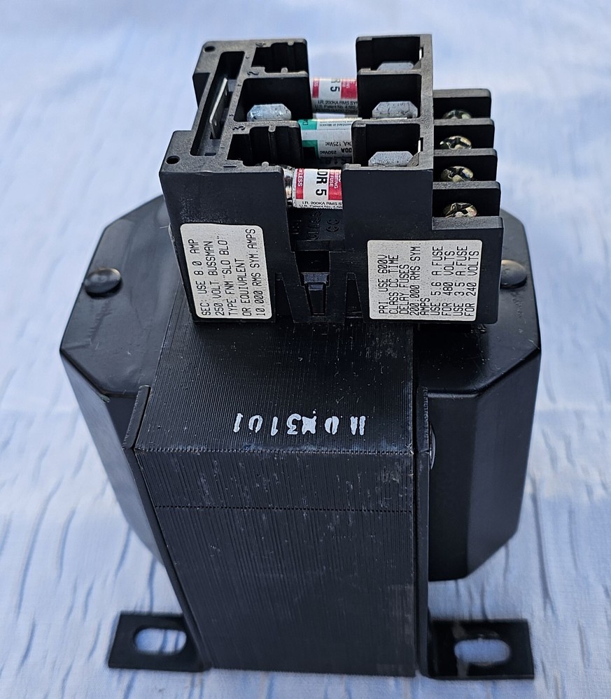 Hevi-Duty E5503PBX 0.550KVA Control Transformer Used