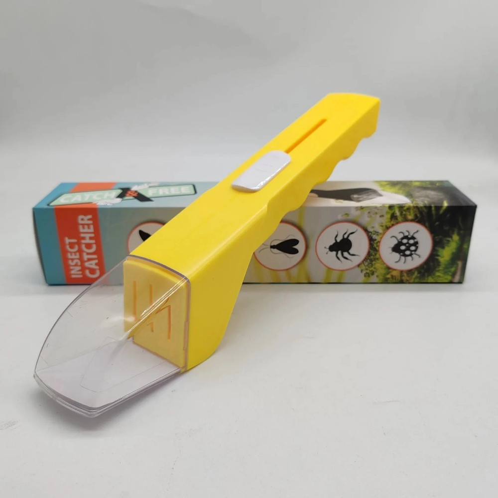 Handheld Insect Catcher –Safe Bug Catching Artifact Spider & Bee Clamp Tool, A+