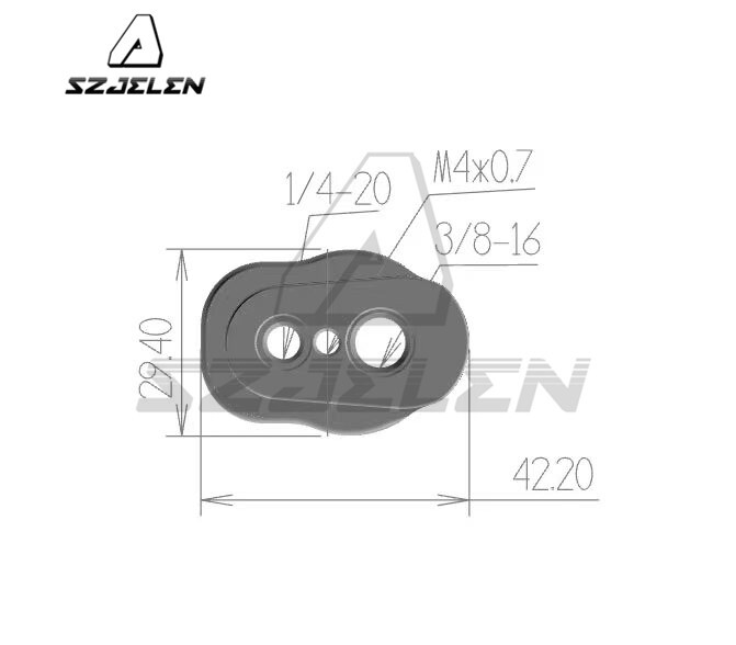 Mini Quick Release Plates for Camera Monitors, Arms, Accessories, Microphones