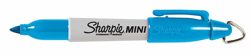 Sharpie 1874248 Mini Permanent Marker, Fine Point, Turquoise, 1 Count