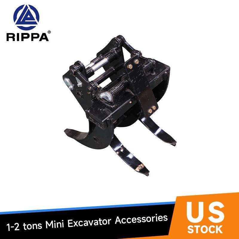 RIPPA Mini Excavator Grabber Grapple Attachment 2000-3000 lbs Replacement