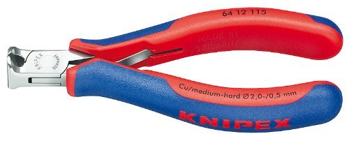 Knipex 6412115 Electronics End Cutting Nippers, Multi-Component