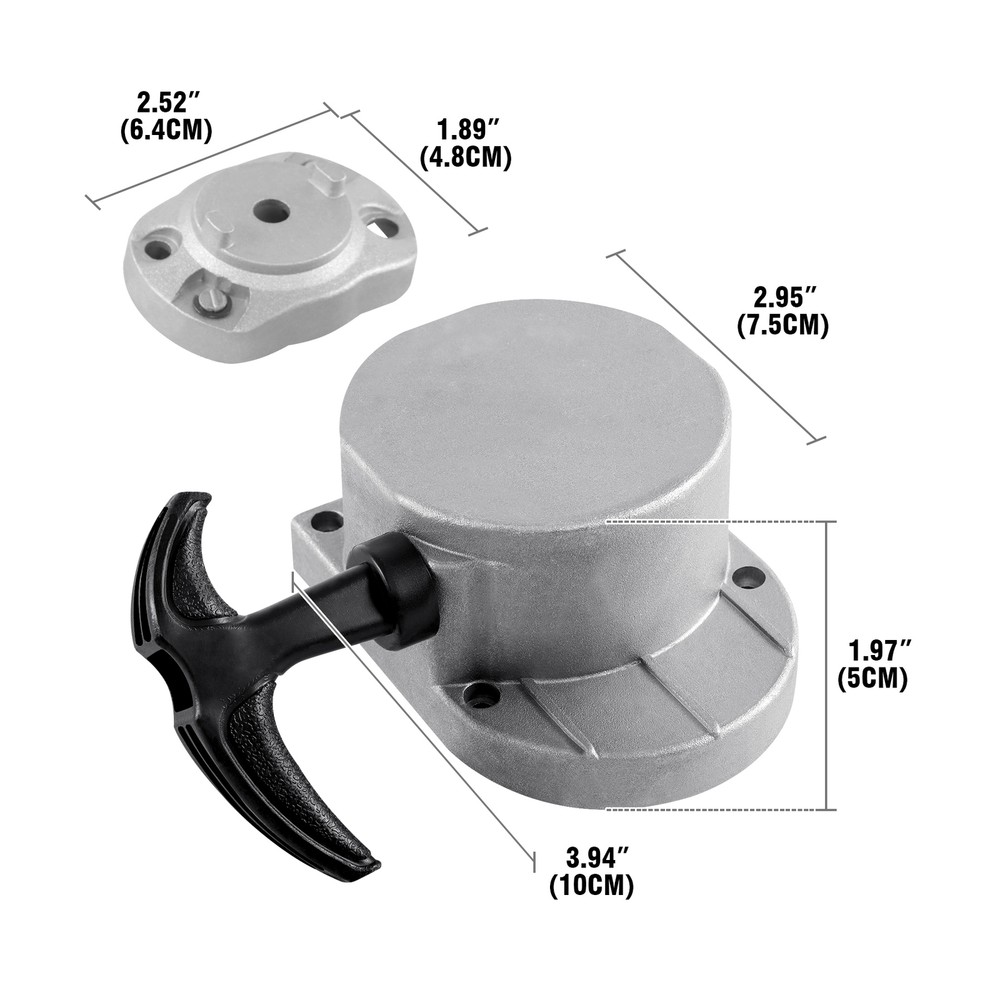 Alloy Pull Start For 49cc 60cc 66cc 70cc 80cc 2-Stroke Engine Motor Bicycle