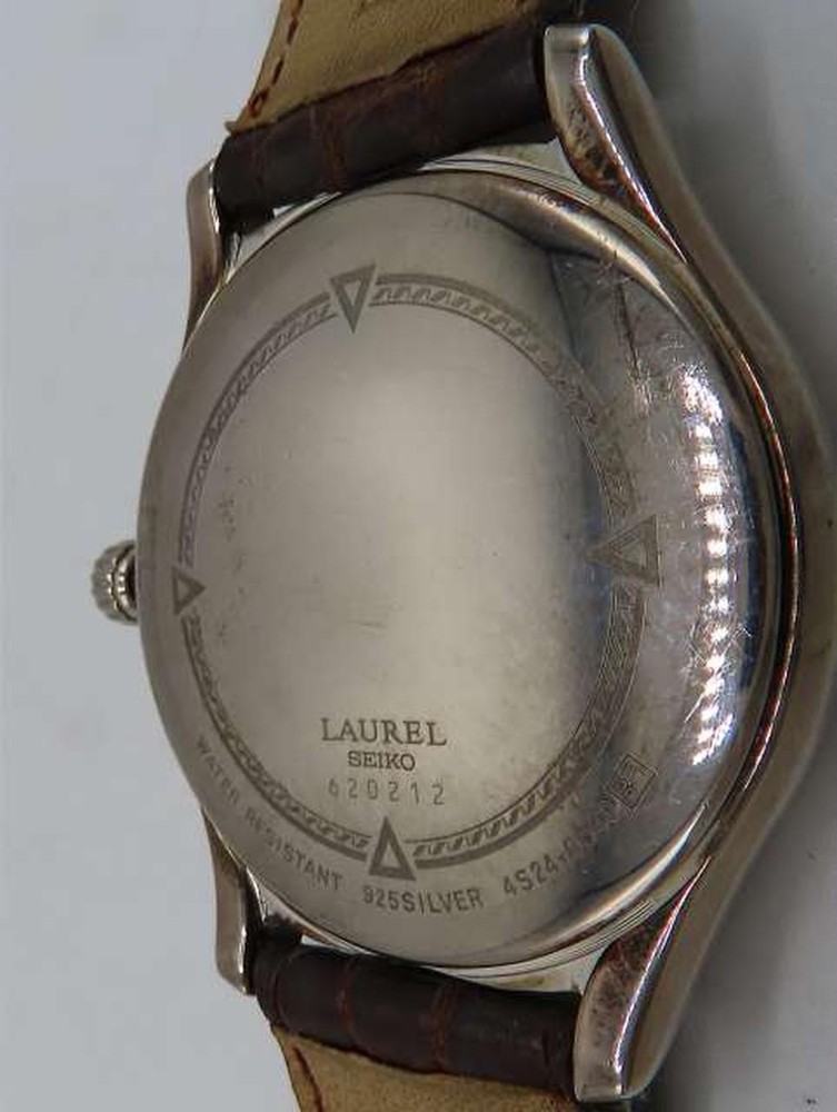 LAUREL Manual Wind Silver Model 4S24 0040 SEIKO