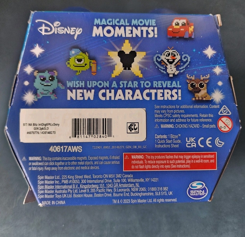 BITZEE Disney Interactive Digital Pet 30 Characters NEW
