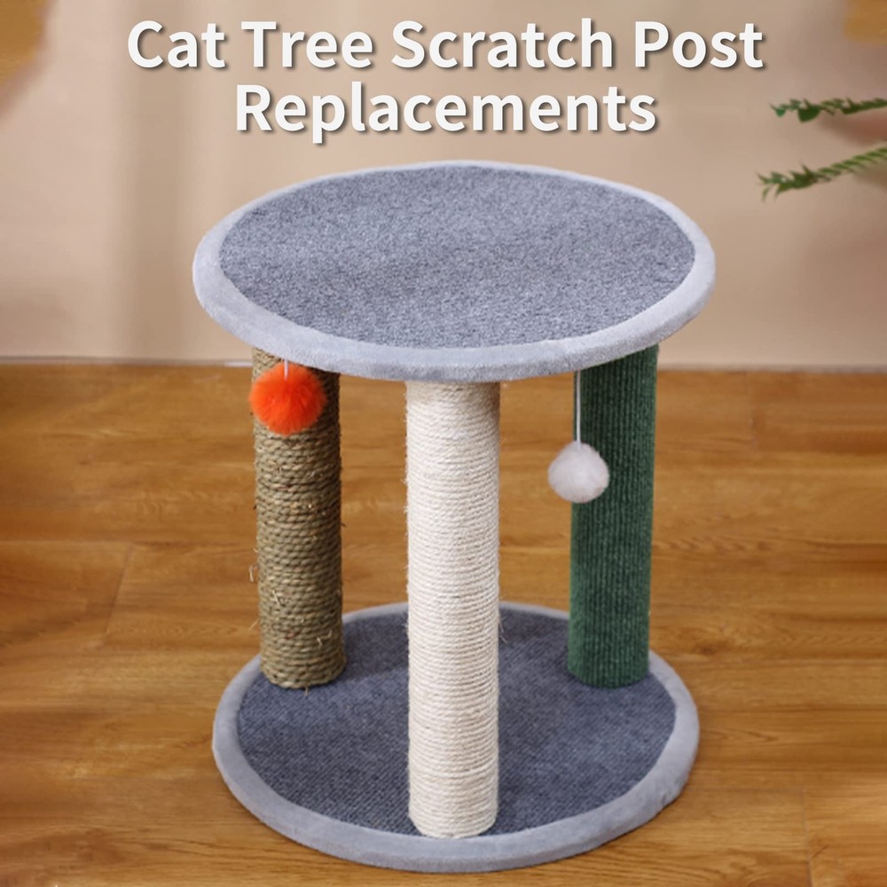4Pcs Cat Scratching Post Replacement for Indoor Cats 15.7in Cat Scratch Post ...