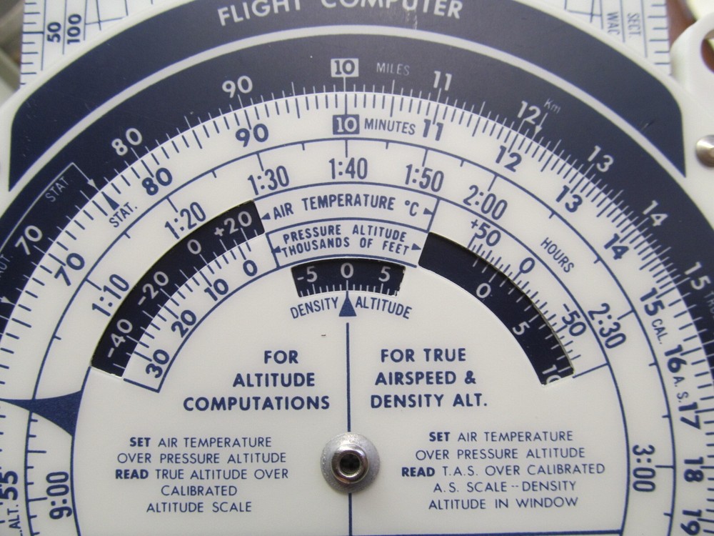 Sanderson Flight Organizer Packet - Flight Computer SC-1B & More - NICE