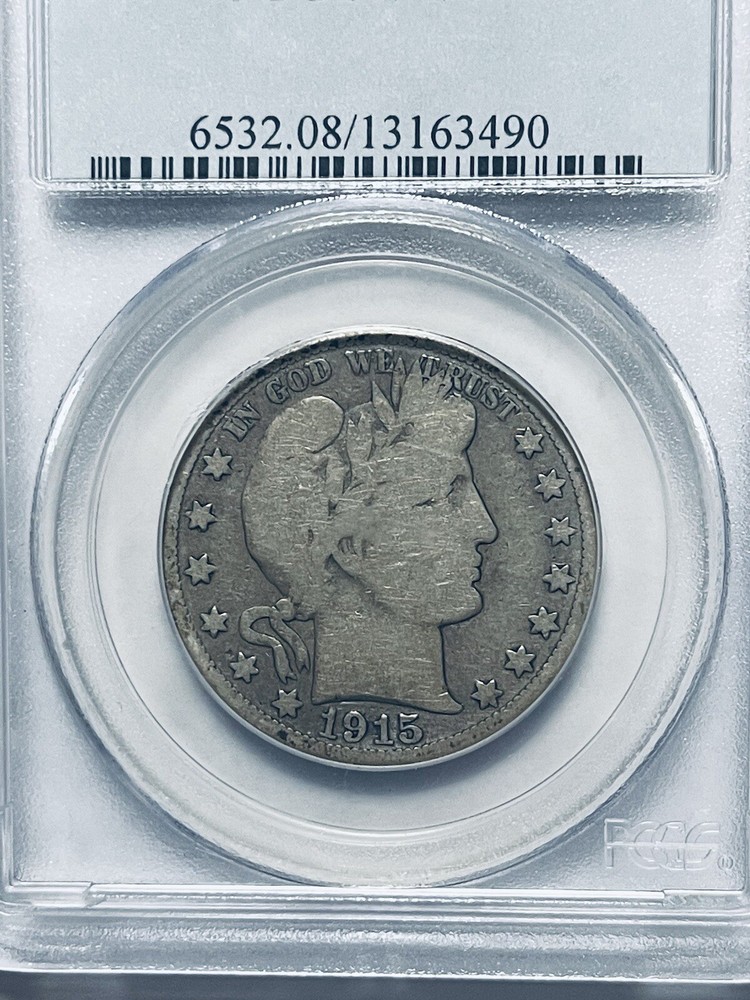 1915 Barber Half Dollar PCGS VG08