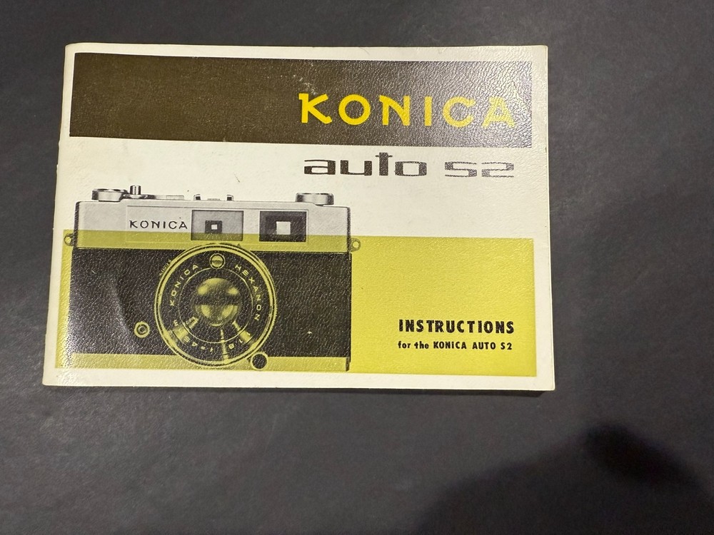 Konica Auto 52 Camera Instruction Manual.