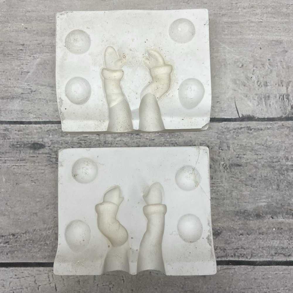 Ceramic Slip Casting Mold Santa Hands Albertas