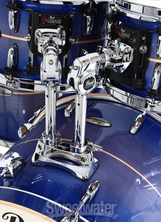 Pearl Professional Maple 4-piece Shell Pack - Royal Blue Burst Stripe