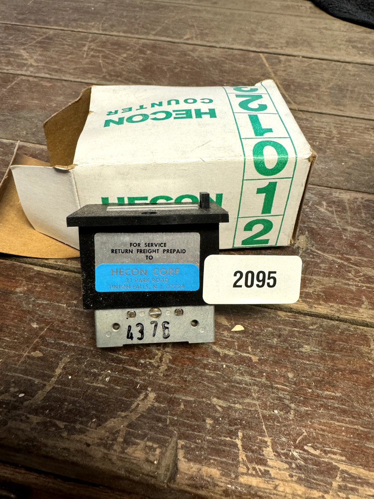 Hecon G0-403-196-4 Totalizer Counter