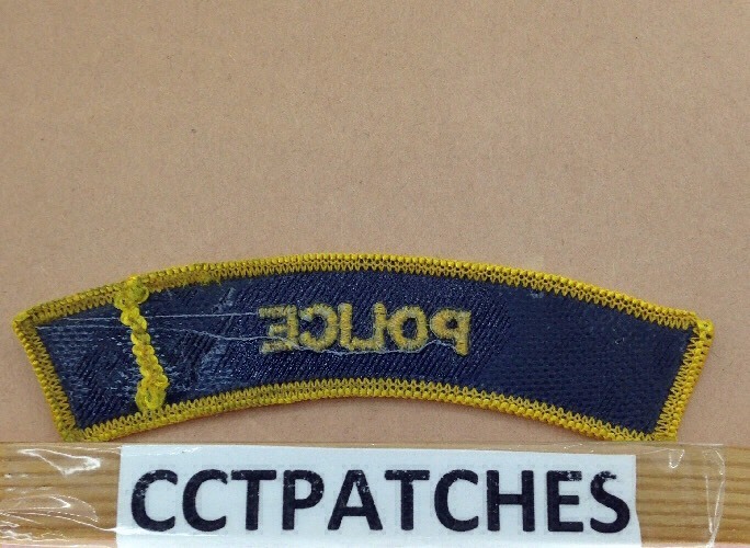 POLICE ROCKER TAB SHOULDER PATCH