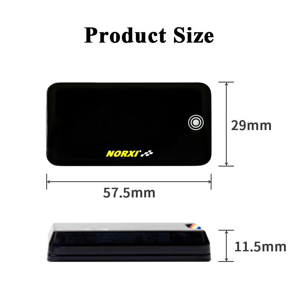 Automatic Water Temp Thermomete Voltage Time NORXI LED Display adapter 18MM