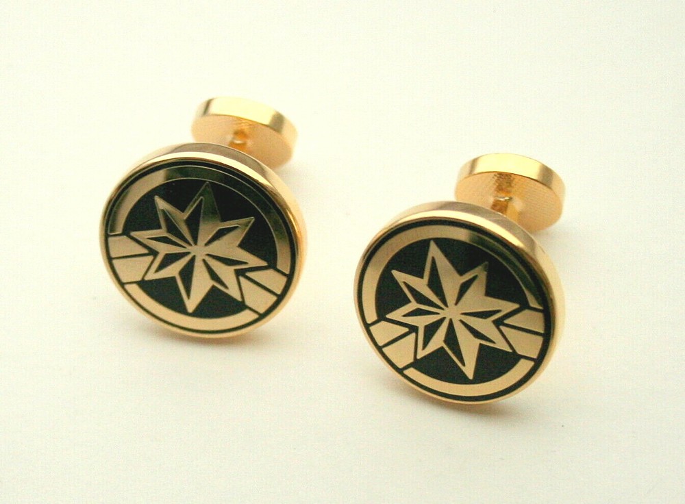 Marvel Comics Classic Captain Marvel Cufflinks New Gift Box