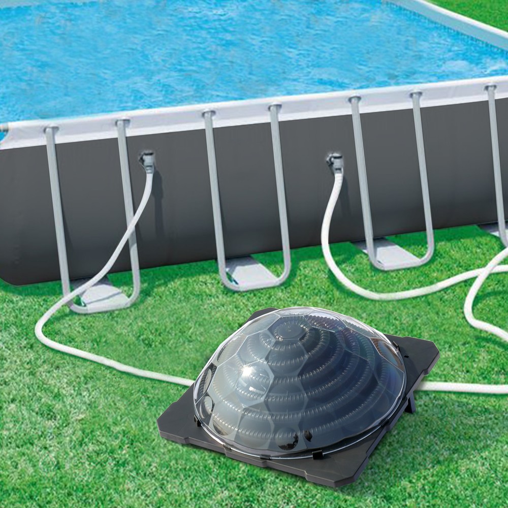 Solar Dome Inground Outdoor & Above Ground Swimming Pool Water Heater Black Sets