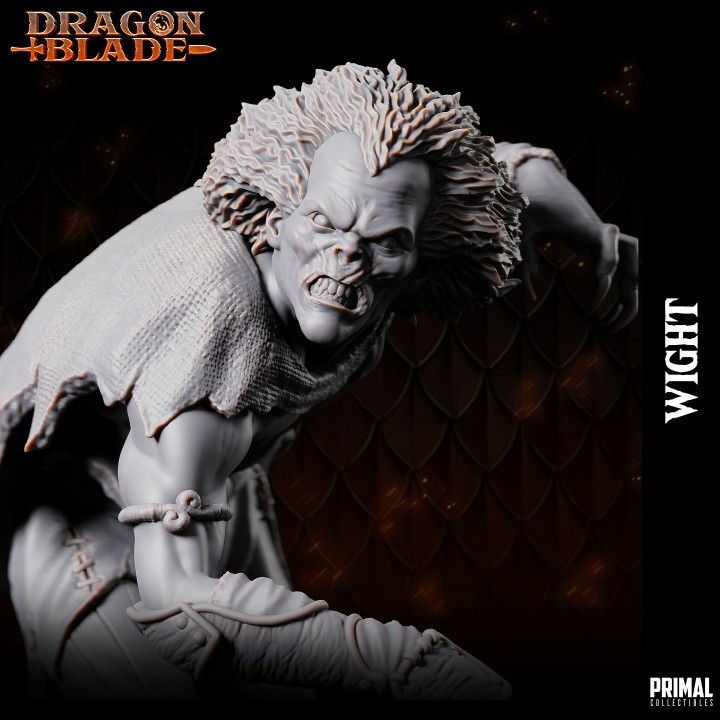 Wight Medium Undead Creature 32mm scale D&D TTRPG mini