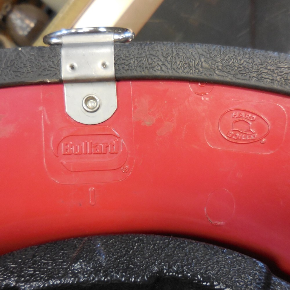 Vintage Red BULLARD Fireman's Helmet