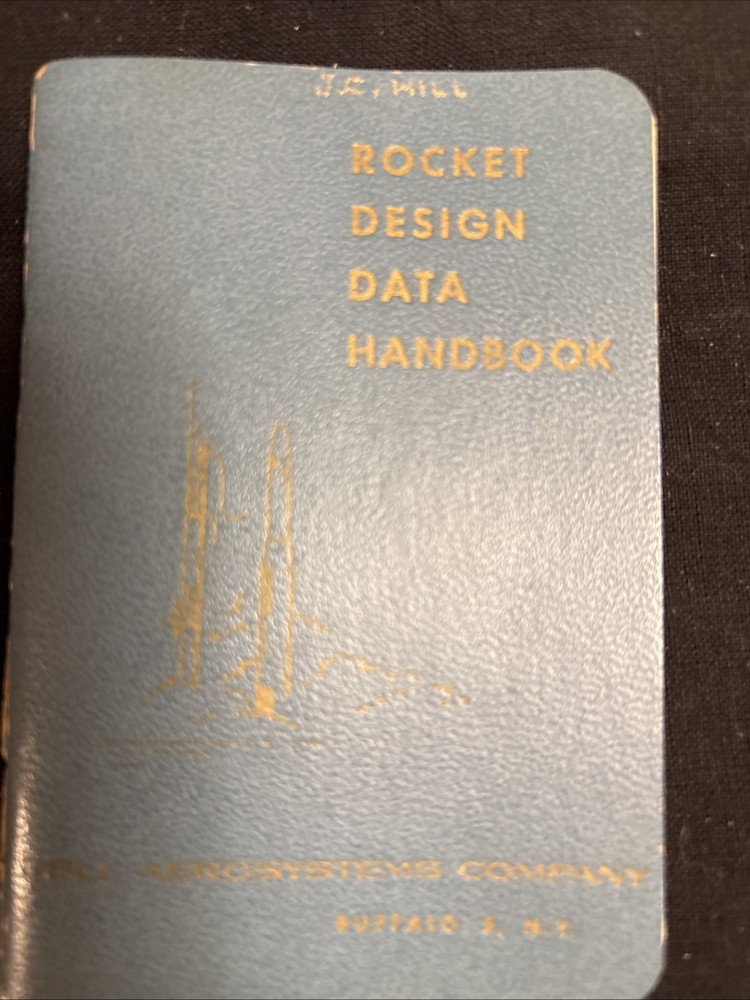 1961 Bell Aerosystems Co. - Rocket Design Data Handbook - 4th Edition