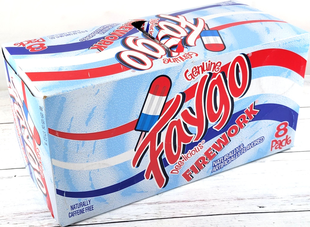 FAYGO Fireworks Soda - 12 OZ Can - 8 Pack