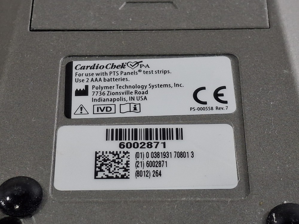 Polymer Technology Systems, Inc. CardioChek PA Analyzer