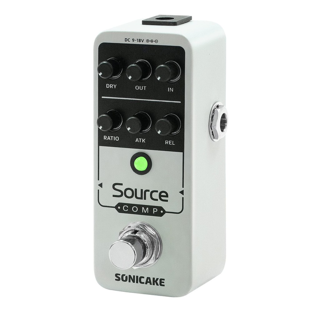 SONICAKE Compressor Pedal, Mini Analog Compression Effect Pedal for Electric ...