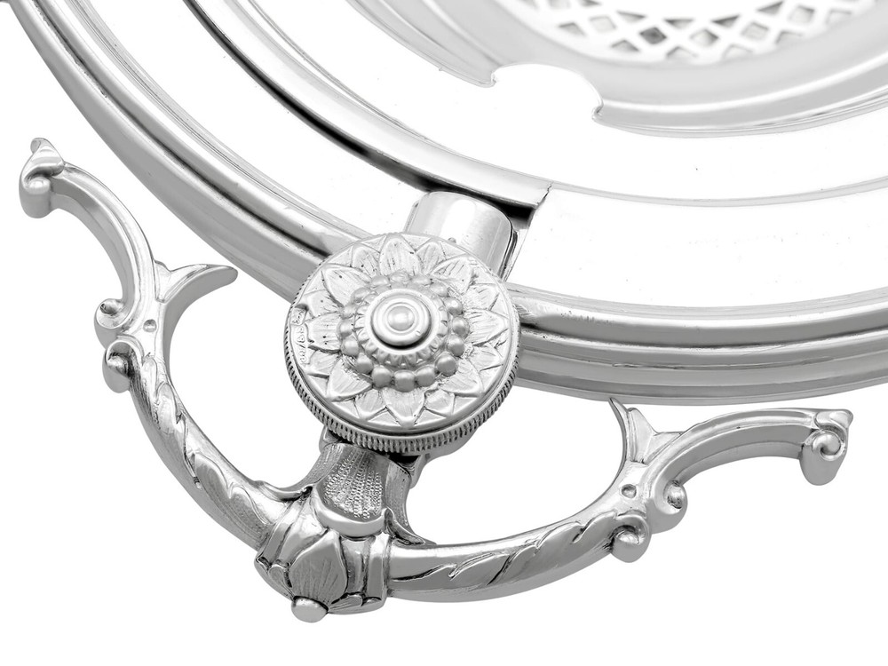 Antique George V Sterling Silver Breakfast / Warming Dish