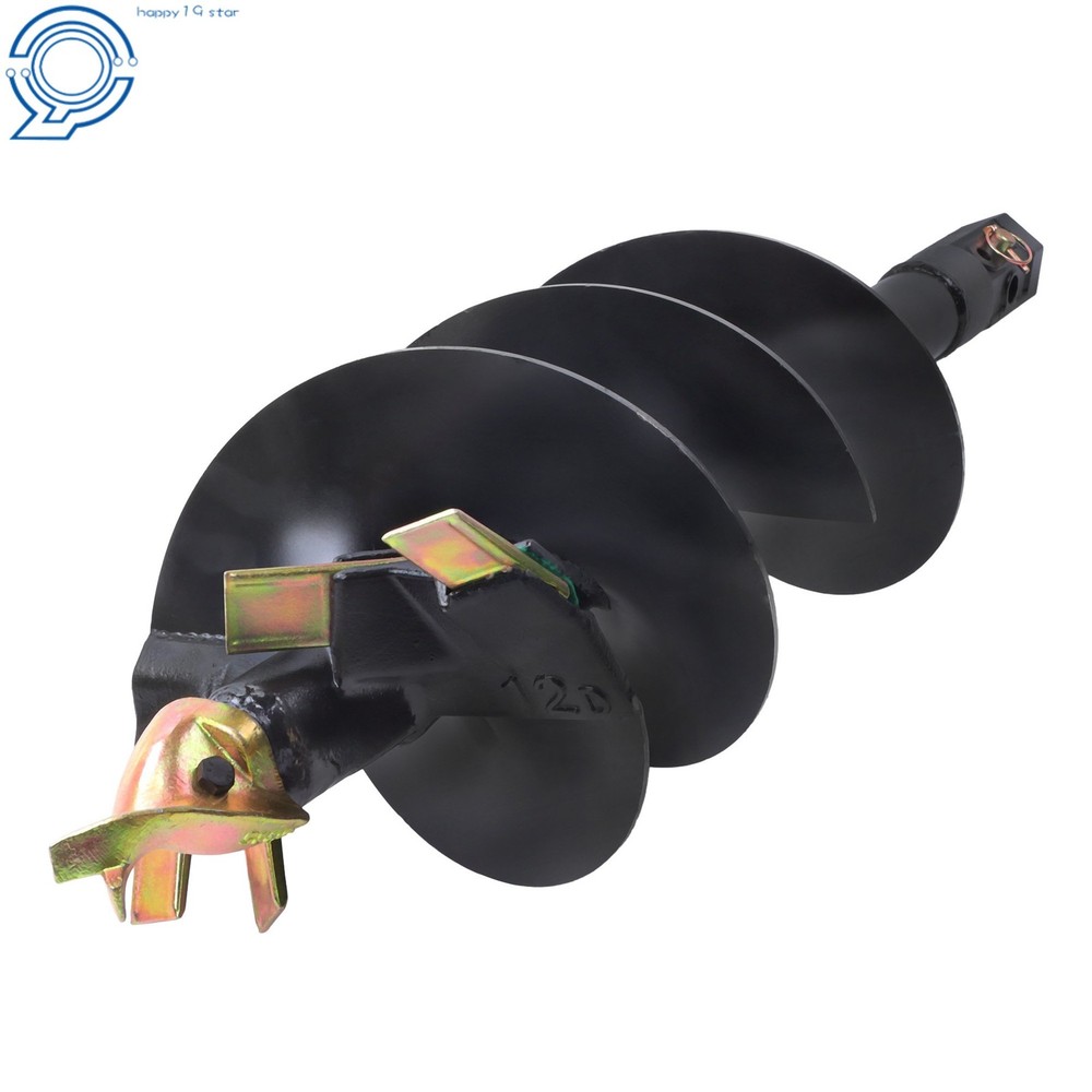 2" Hex Coupler 12" x 48" Earth Drill Bit for Post Hole Digging