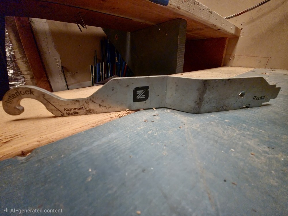 EcoFasten RockIt Solar Panel Mounting Tool Silver Metal Alignment Marker