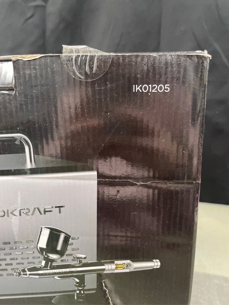 InoKraft Airbrush Tool Set with Trigger Gun, Siphon Feed, 4-Piece Set