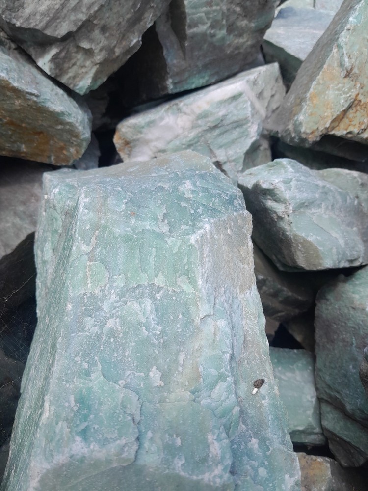 Green Quartzite Rock Rough Raw