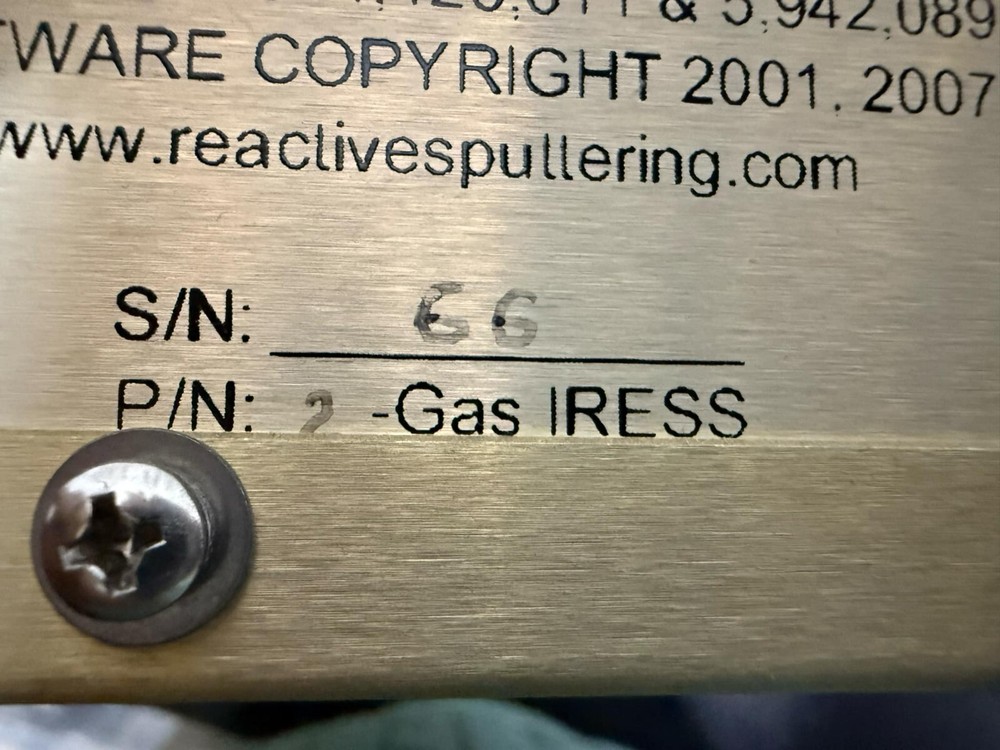 Reactive Sputtering 2-GAS IRESS Controller 2x GCU, 115VAC 3U Rackmount